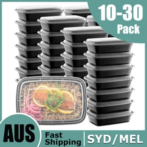 Up 30X Meal Prep Plastic Food Storage Containers Freezer Microwavable Lunch Box - Picture 1 of 10