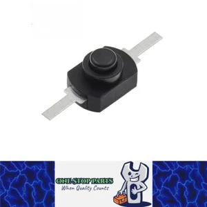 10 x Black Mini micro switch on/off 12*8mm 1Amp with straight solder tabs 10pcs - Picture 1 of 5