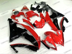 Fit for 2008-2016 YZF R6 Red Black ABS Injection Mold Bodywork Fairing Panels - Picture 1 of 4