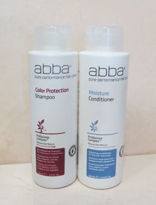 ABBA COLOR PROTECTION SHAMPOO & MOISTURE CONDITIONER 8 OZ EACH - Image 1 of 2