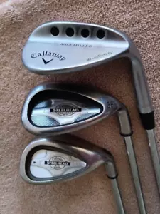 TZ GOLF - Callaway X14 Pitching Wedge, X14 PRO Sand Wedge, MD3 60* Wedge SET RH - Picture 1 of 9
