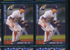 Lot (2) 2010 Grandstand #28 Jeremie Tice Lake County Captains (FS29) SWSW6