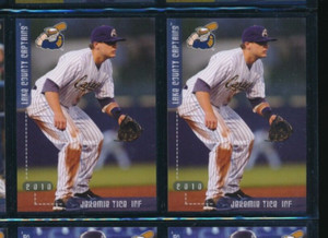 Lot (2) 2010 Grandstand #28 Jeremie Tice Lake County Captains (FS29) SWSW6