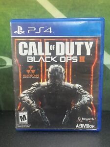 Call Of Duty: Black Ops 3 - Sony PlayStation 4 PS4 Video Game w/ Case Tested