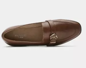 Rockport Brown UK 7 Tan Leather Susana Knot Loafer Formal EU 41 US 9.5 RRP £70 - Picture 1 of 7