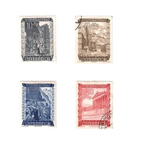 Briefmarken Österreich 1948 Wiederaufbau - Bild 1 von 1