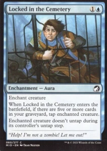 LOCKED IN THE CEMETERY 060/277 MIDNIGHT HUNT MTG MAGIC NM (yourdeckbuilder) - Picture 1 of 1