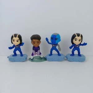 McDonalds Happy Meal Spielzeug 4 Stück Black Panther Marvel Guardians of Galaxy - Bild 1 von 5