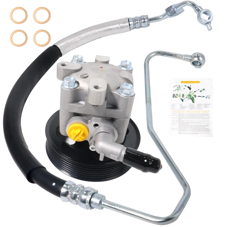 Power Steering Pump & Pressure Line For Nissan 2008-2014 Maxima/2008-2012 Altima - Image 1 of 4