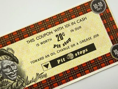 Canadian Tire Banknote 10+10 20 Cents Pit Stop Free Membership Clear CC319 - Image 1 of 4