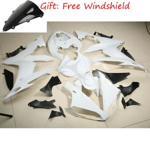 Unpainted INJECTION Fairing Windshield Fit For YAMAHA YZF R1 YZF-R1 04-06 - Picture 1 of 11