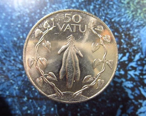 Vanuatu 50 Vatu 1983 BU Unc h7570 World Coin - Picture 1 of 2