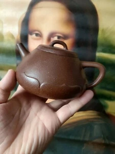 Tetera exquisita hecha a mano de arcilla china Yixing Zisha #2220 - Imagen 1 de 9
