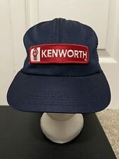 VINTAGE Kenworth Hat Mens Blue Mesh Snap Back Trucker Cap OSFA Tonkin USA Made