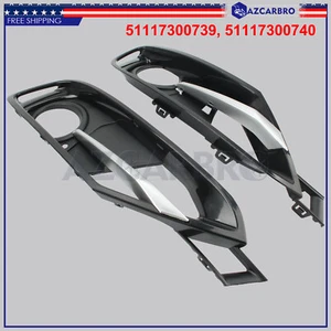 For BMW 2012-2015 335i 328i 320i New Front Bumper Fog Light Grille w/ Trim Cover - Picture 1 of 13