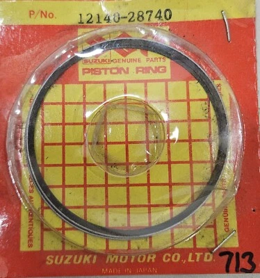 1 NUEVO Juego de anillos de pistón estándar genuino Suzuki RM125 TM125 STD OEM 12140-28740 Foto 1 de 3