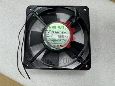 Ventilador de refrigeración de CA con marco de aluminio 1 pieza NMB 4710PS-20T-B30 AC200V 14/11w 120*120*25 mm Foto 1 de 4