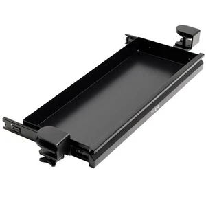 VIVO Black 22" Shallow Clamp-on Pull Out Storage Drawer Desk Organizer - Picture 1 of 8