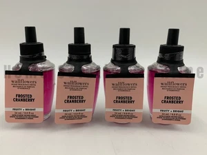 Bath & Body Works Frosted Cranberry Wallflower Fragrance Bulbs S/4 #3006D - Picture 1 of 1
