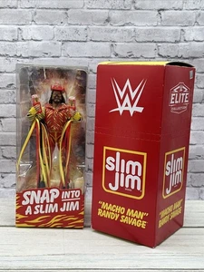NUOVO WWE Macho Man Randy Savage Figure Mattel Elite Slim Jim SDCC Wrestling WWF - Foto 1 di 10