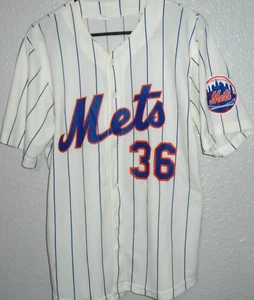 Jersey Jerry Koosman #36 New York Mets réplica abotonada local blanco para hombre mediano - Imagen 1 de 3