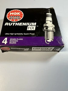 Genuine NGK Ruthenium HX Spark Plugs FR6AHX-S / 94279 Set of 4 - Picture 1 of 3