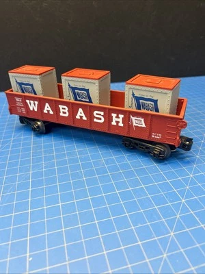 K-Line No. 5624 Wabash Red Gondola w/ Load, O Gauge. No Box - Image 1 of 4