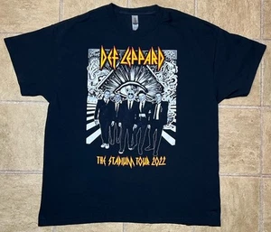 Camiseta Def Leppard The Stadium Tour 2022 Para Hombre Talla XL Estampado Gráfico Banda Gildan - Imagen 1 de 7