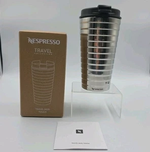 Brandneu Nespresso Touch Edelstahl Reisebecher Silber 11 fl oz Becher - Bild 1 von 7