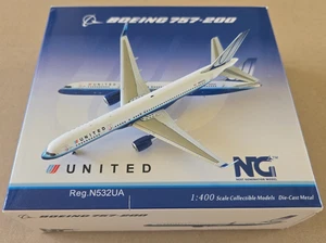 1:400 NG Models Boeing 757-200 United Airlines Blue Tulip N532UA - Picture 1 of 5