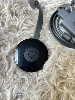 Google Chromecast 2nd Generation HDMI Media Streamer NC2-6A5 W/ Cord - Image 1 of 4