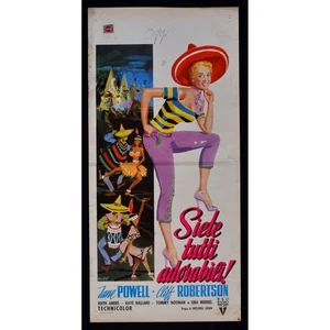 locandina SIETE TUTTI ADORABILI Jane Powell The Girl Most Likely B17 - Imagen 1 de 1