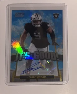 2025 Panini Score Tyree Wilson It’s Good! Auto #IGG-TWI Raiders - Picture 1 of 2