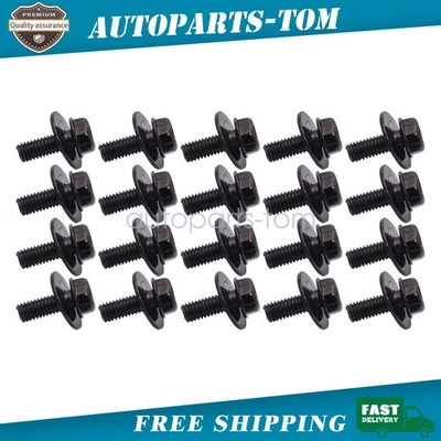 For Honda Odyssey/Pilot/CR-V Bolts Body Hood Fender Bumper Screws Clips Retainer - Image 1 of 4