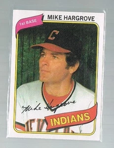 1980 Topps Mike Hargrove #308 Indians / Orioles Near Mint Condition - Bild 1 von 1