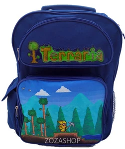 Terraria 16" Grande Escuela Rodillo Mochila Bolsa con Ruedas Niño Mochila - Imagen 1 de 3