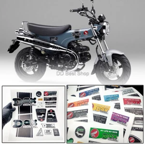 Sticker Complete Set Emblem Side Cover Frame 10Color For Honda ST70 Dax70 Dax50 - Picture 1 of 17