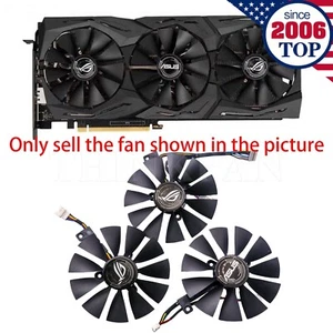 New Graphics Card Cooling Fan for ASUS RTX2060 2070 ROG STRIX FDC10U12S9-C 88mm - Picture 1 of 5