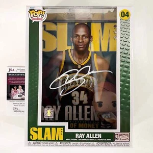 Autographed/Signed Ray Allen Seattle Supersonics Funko Pop #04 Figurine JSA COA - Picture 1 of 4