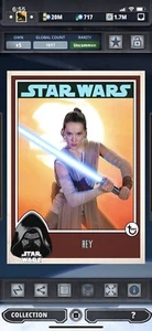 Topps Star Wars Digital Card Trader Brown Rey Prime Redux Insert Award - Bild 1 von 1