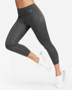 NIKE GO WOMENS RUNNING FIRM SUPPORT MID RISE CROPPED LEGGING #DQ5908-NWT - Picture 1 of 10