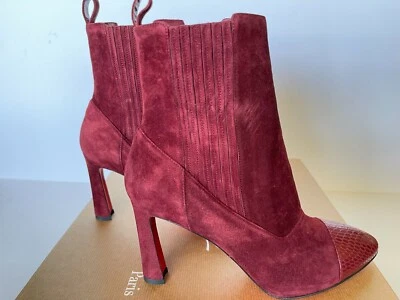 Christian Louboutin Me In The 90s Botín Gamuza Botín Eur 38.5/ US 8.5 Foto 1 de 4