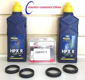 ALL BALLS FORK SEALS KIT & PUTOLINE HPXR 5wt OIL KIT HONDA CR125 97-07 :56-141 - Picture 1 of 1