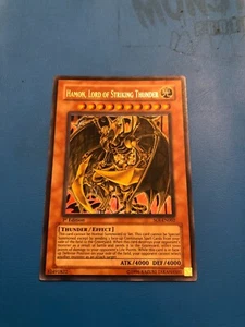 Yugioh Ultra Rare Hamon, Herr des schlagenden Donners SOI-DE002 1. Auflage - Bild 1 von 2