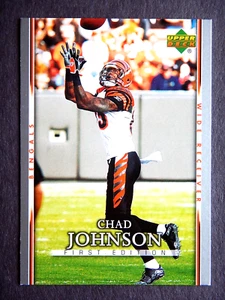Chad Johnson #22 Upper Deck 2007 Football Card (Cincinnati Bengals) E - Picture 1 of 2