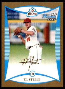 2008 Bowman Draft Prospects Gold T.J. Steele Dp #BDPP30