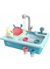 Cute Stone Color Changing Kitchen Sink Pretend Play Set Toys for Kids Gifts
