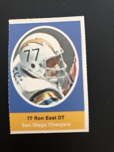 1972 Sunoco football stamps Ron East Near  mint