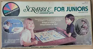 Vintage 1982 Selchow & Righter Scrabble For Juniors Game - Picture 1 of 6