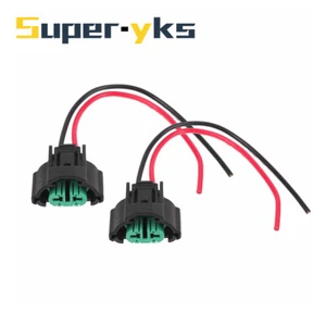 2 PCS Wire Pigtail Female C H11 Two Harness Fit Fog Light Bulb Lamp Connector - Picture 1 of 8